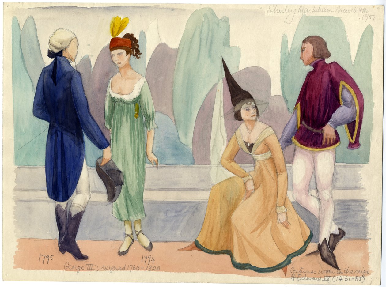 Costume historique, 1951 - Shirley Markham