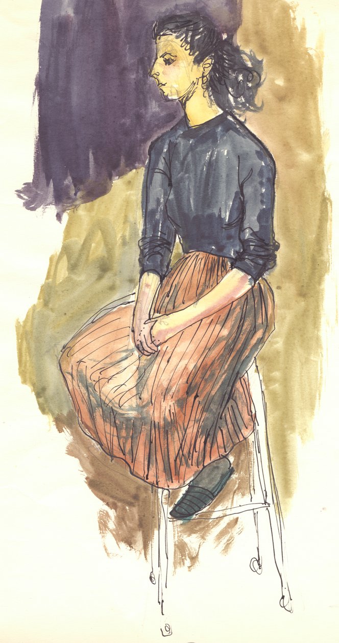 Femme assise - Shirley Markham