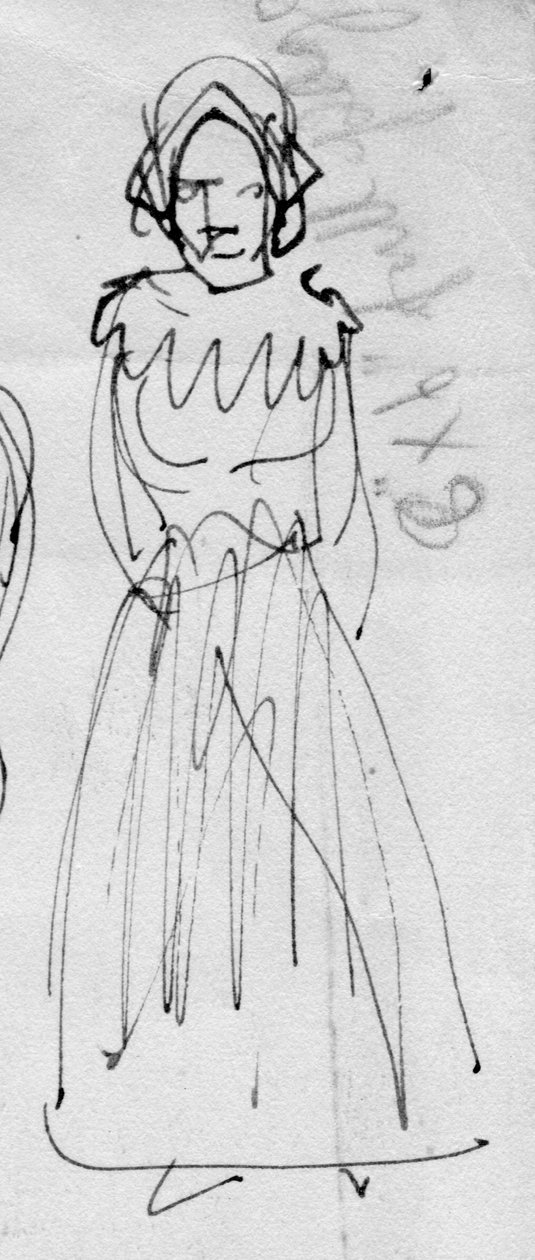 Femme en costume d