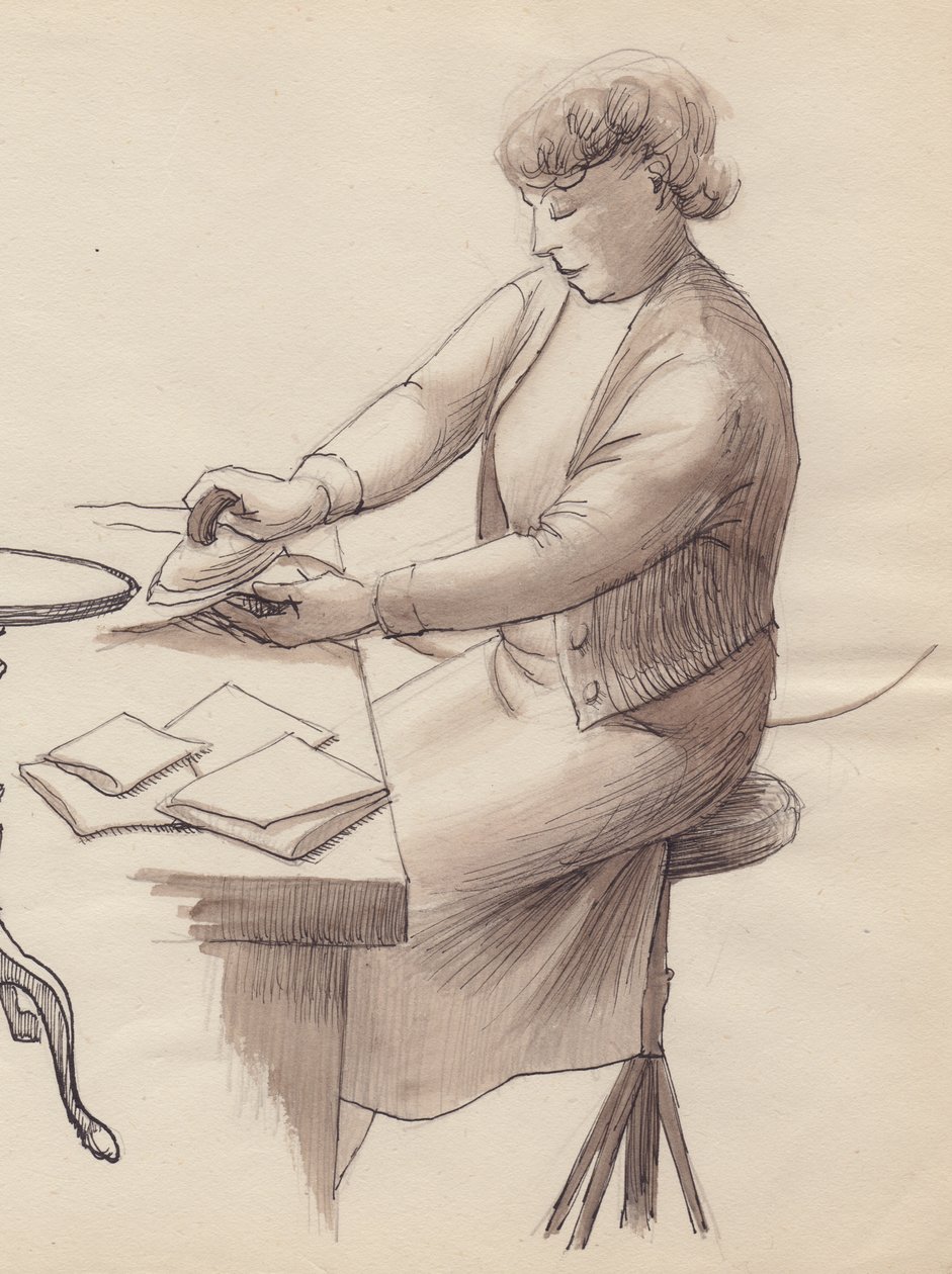 Femme repassant, 1951 - Shirley Markham