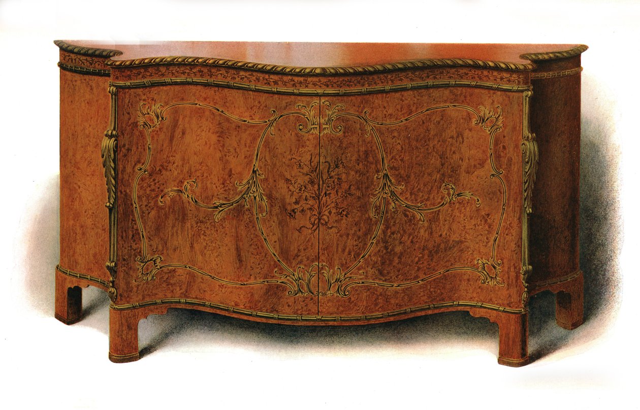 Commode incrustée, 1907-1908 - Shirley Charles Llewellyn Slocombe