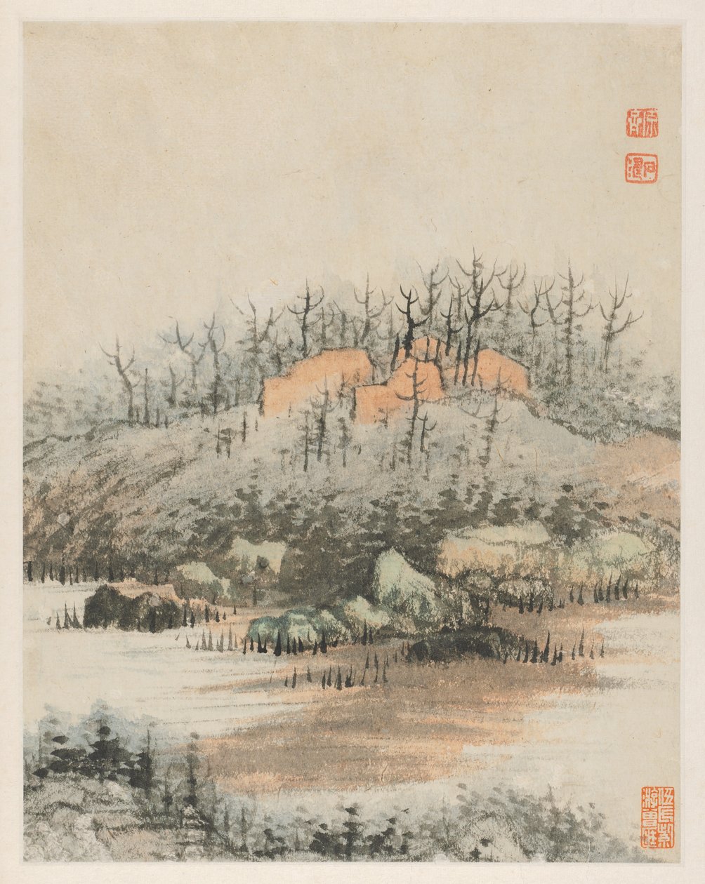 Réminiscences de la rivière Qinhuai - Shitao