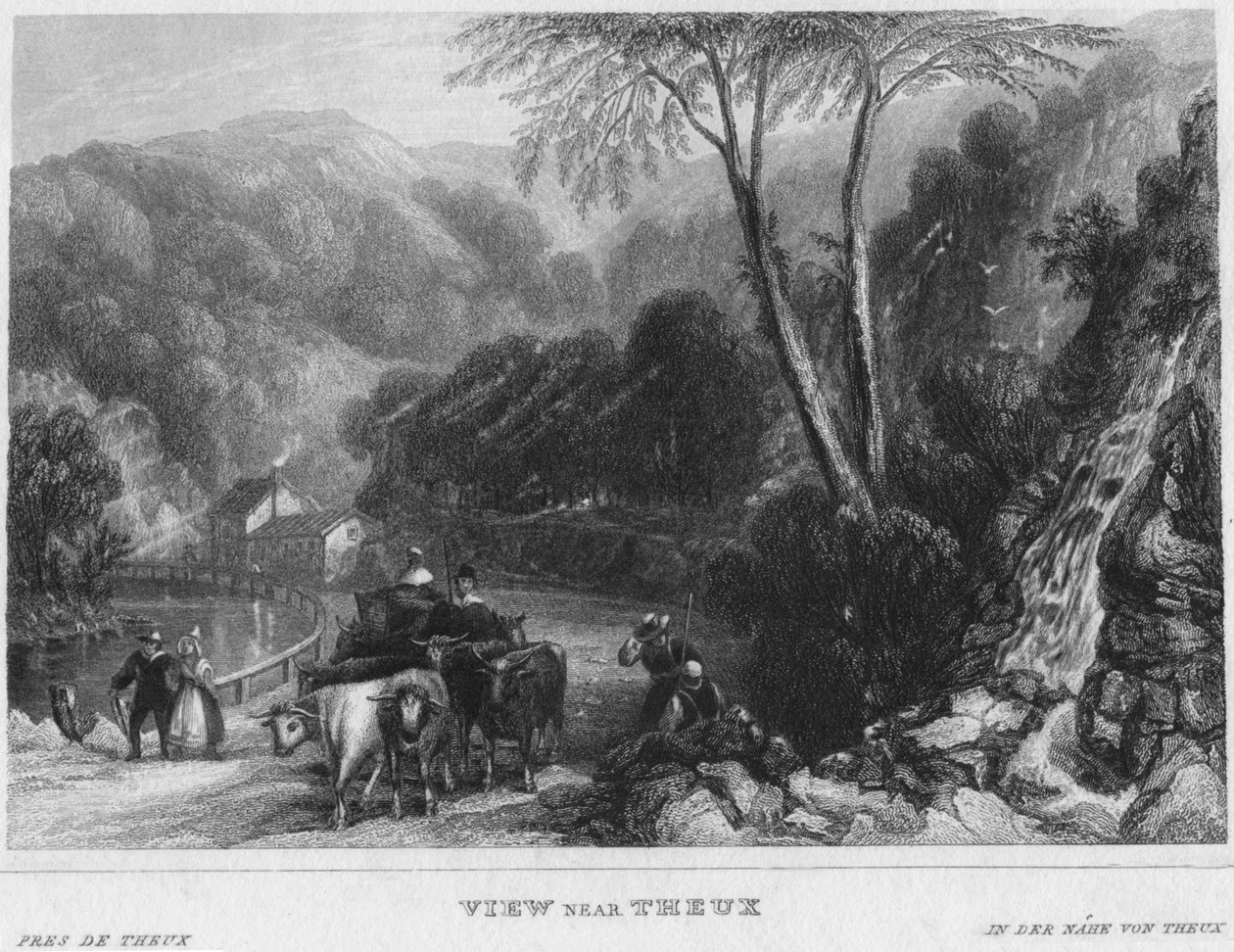 Vue près de Theux, 1850 - Shury and Son