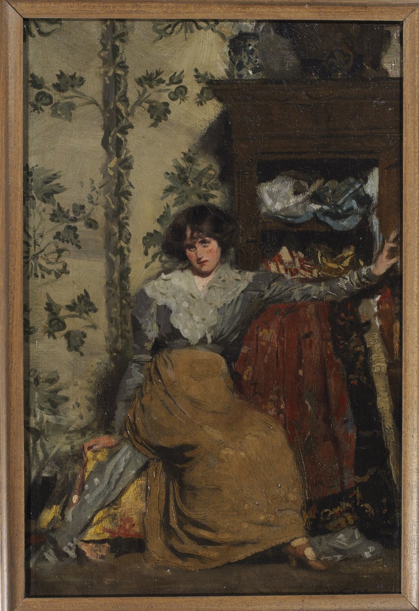 Femme assise à l