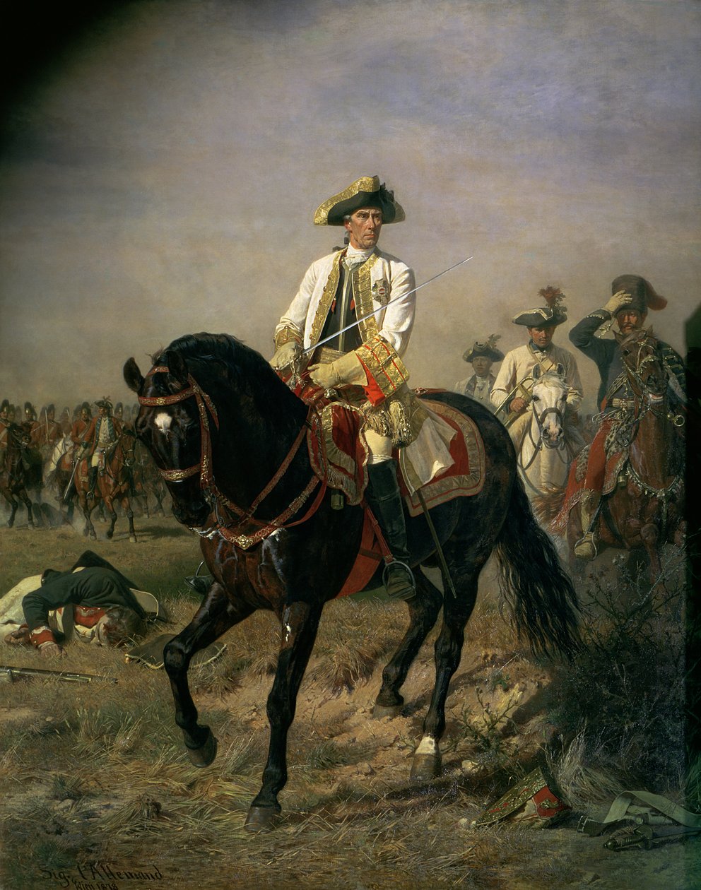 Maréchal de camp Baron Ernst von Laudon (1717-90), général de la guerre de Sept Ans et de la guerre de Succession de Bavière - Siegmund L