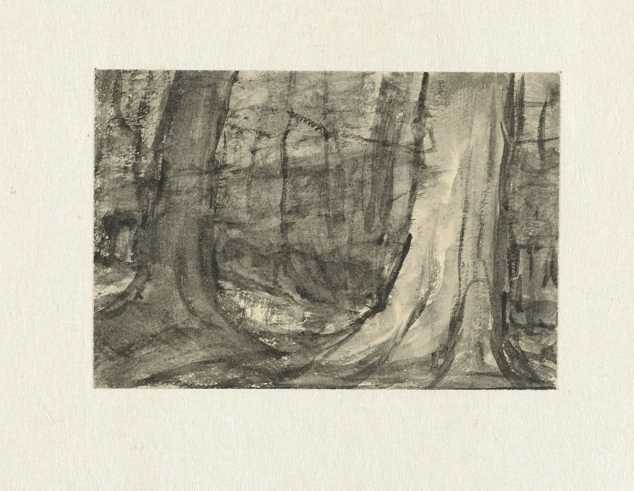 Vue entre les arbres - Sientje Mesdag van Houten