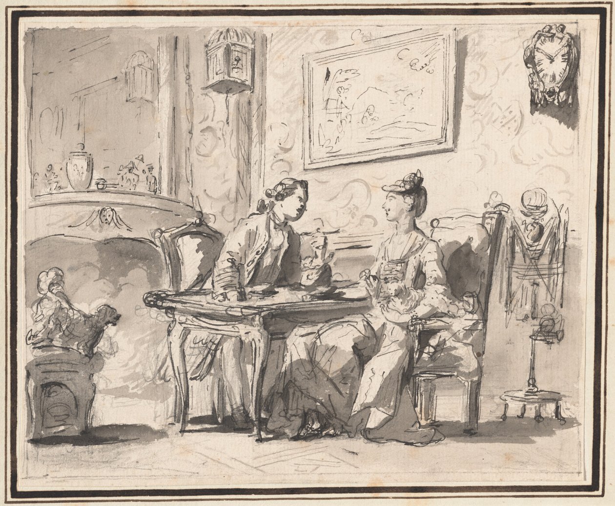 Scène de Conversation - Sigmund Freudenberger