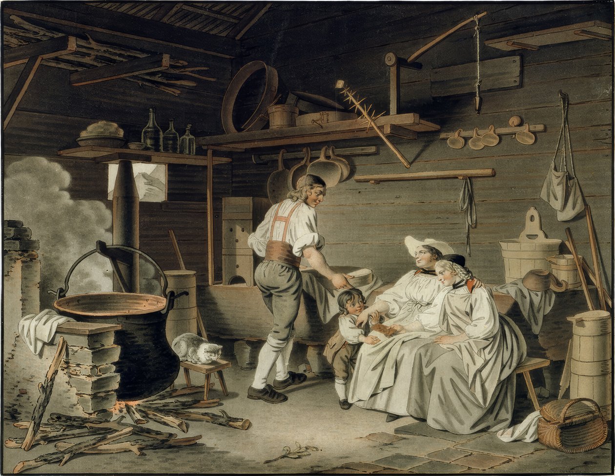 La visite de la cabane d
