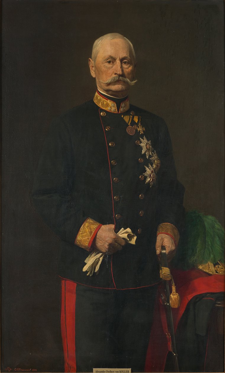 Général de cavalerie Alexander baron de Koller - Sigmund L