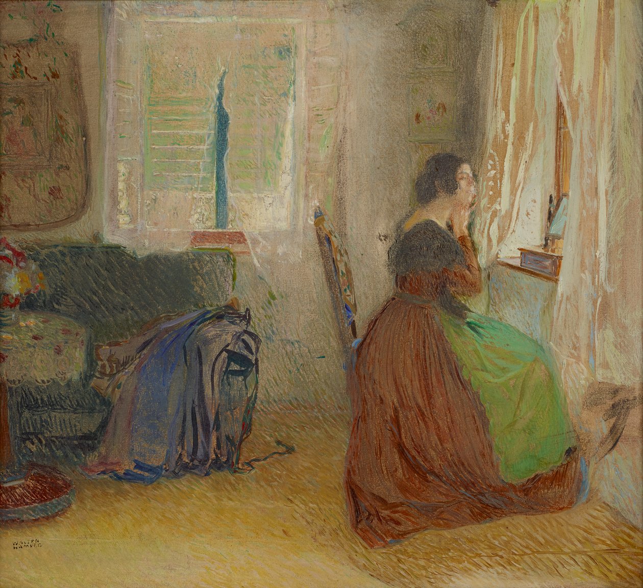 Chambre dans une ancienne maison forestière - Sigmund Walter Hampel