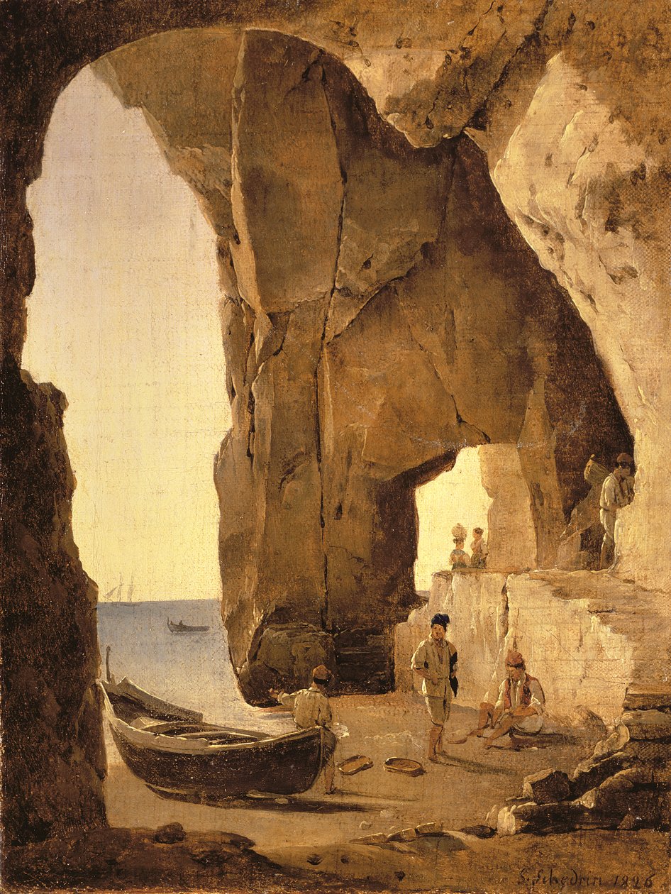 Grotte à Sorrente, 1826 - Silvestr Fedosievich Shchedrin