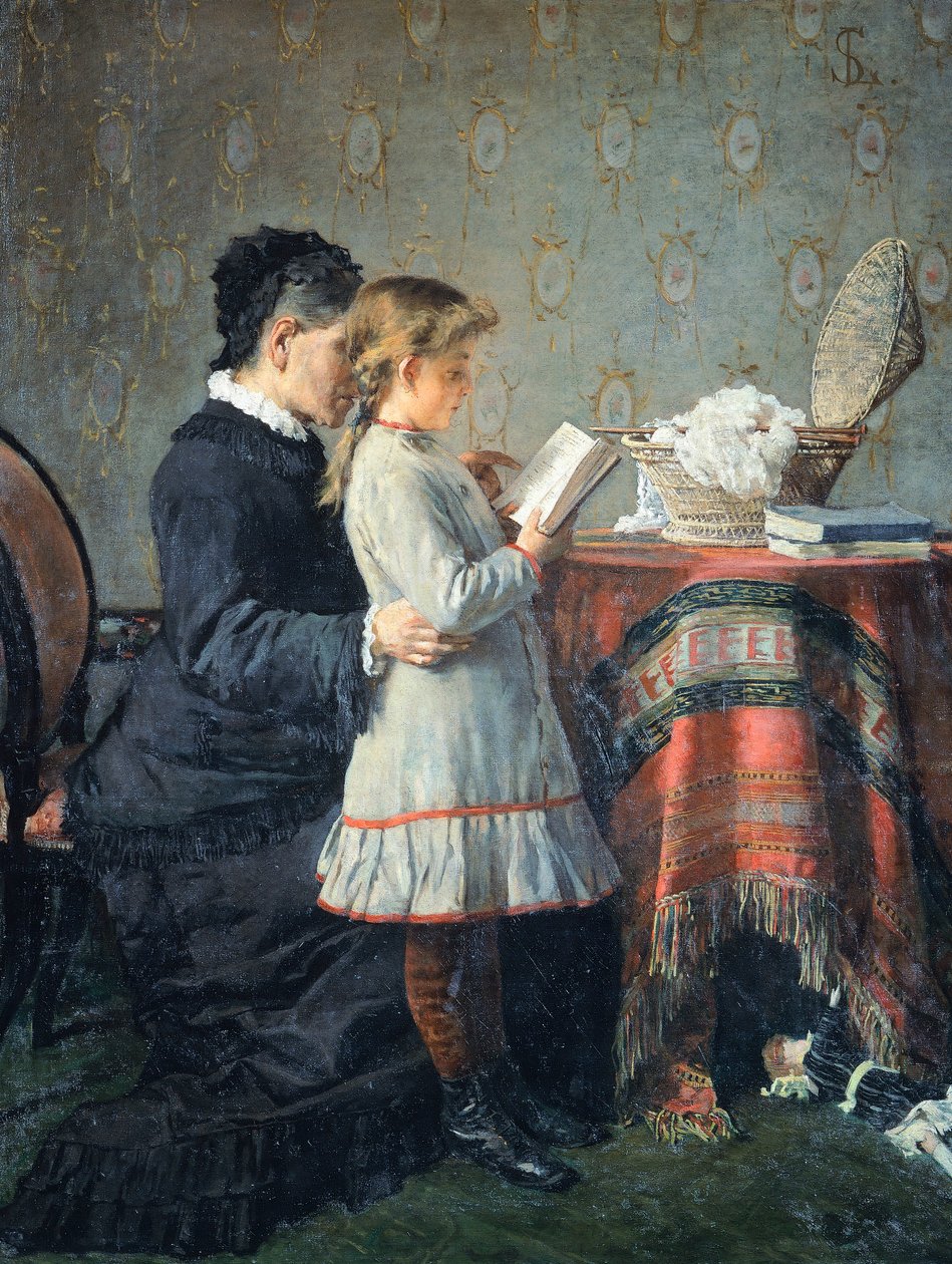 Leçons de grand-mère - Silvestro Lega