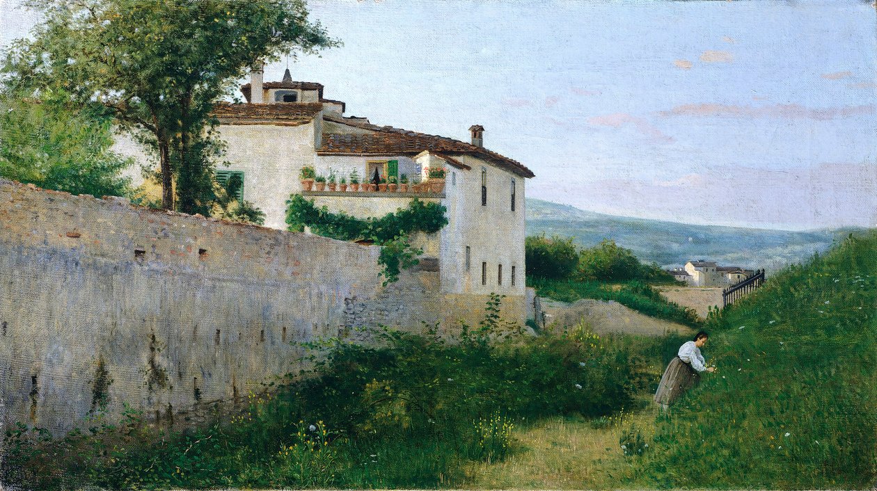 Vue de Piagentina - Silvestro Lega