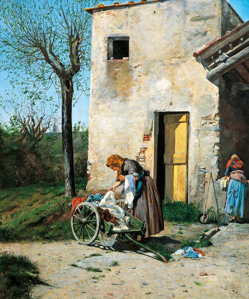 Blanchisseuses près de Florence - Silvestro Lega