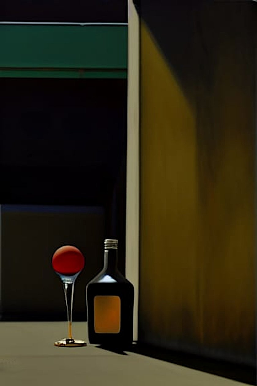 Verre solitaire du destin - Silvia Martini