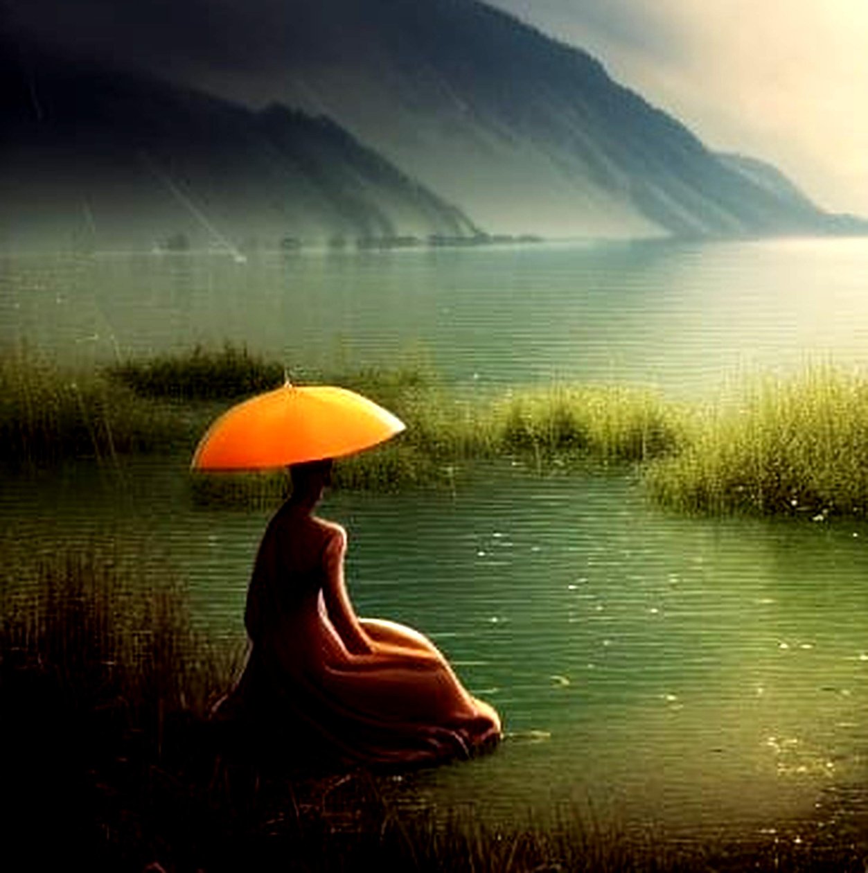 Silence sous la douce pluie - Silvia Martini