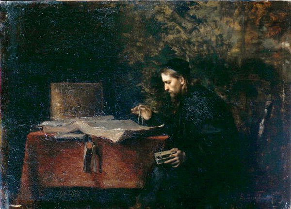 Scientifique dans son étude - Simeon Buchbinder