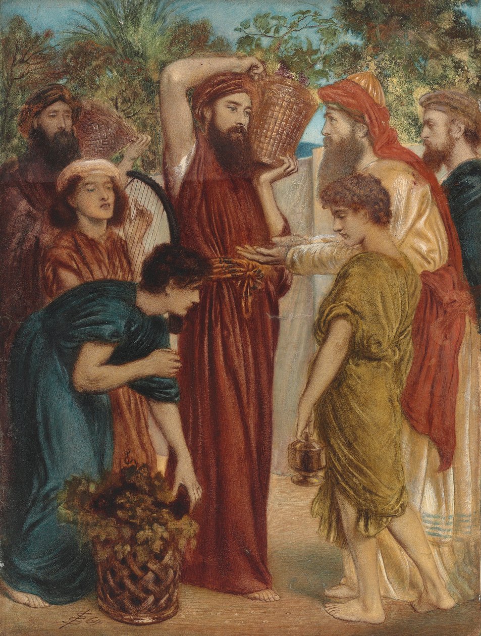 Offrir les prémices de la récolte - Simeon Solomon