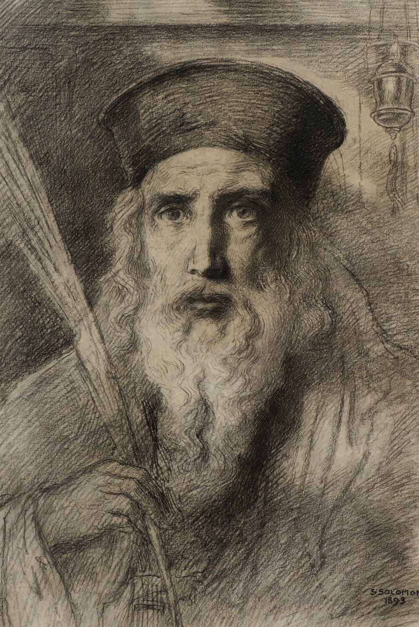 Le rabbin - Simeon Solomon
