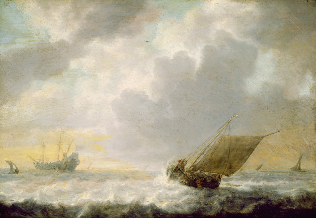 Paysage marin, vers 1650 - Simon de Vlieger