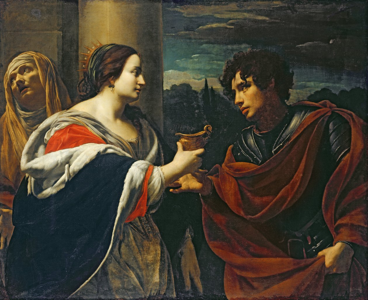 Sophonisbe reçoit la coupe de poison - Simon Vouet