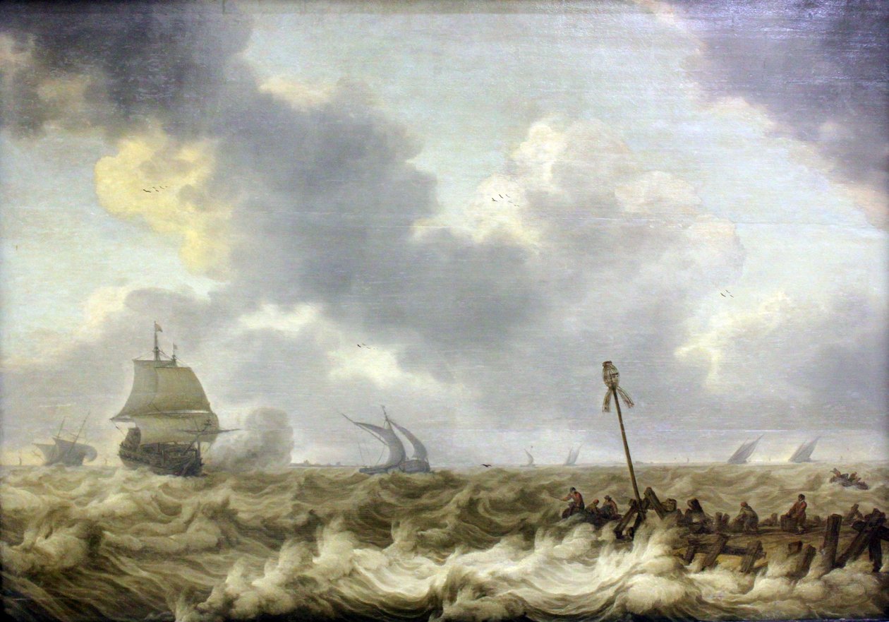 La tempête - Simon de Vlieger