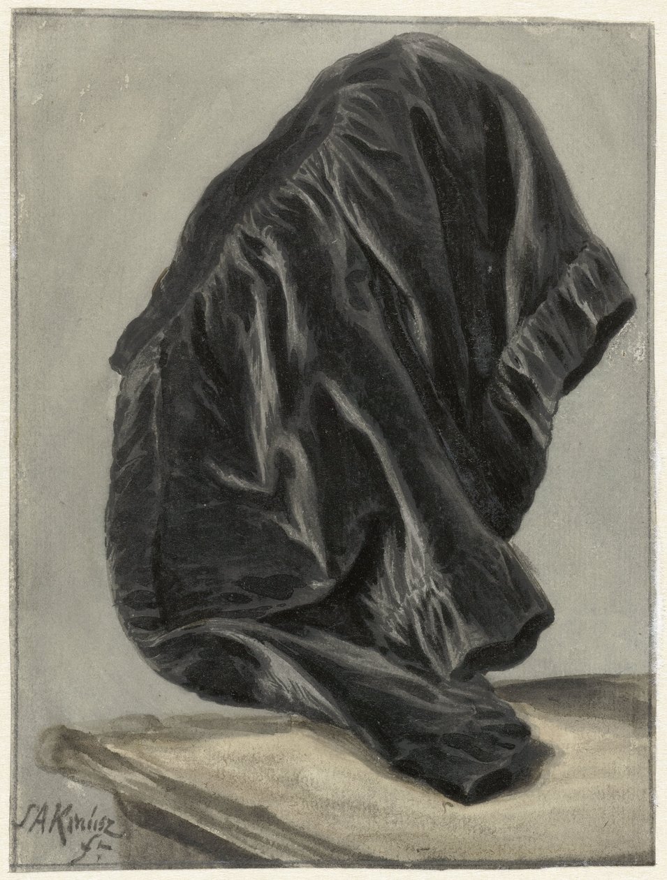 Étude de draperie - Simon Andreas Krausz