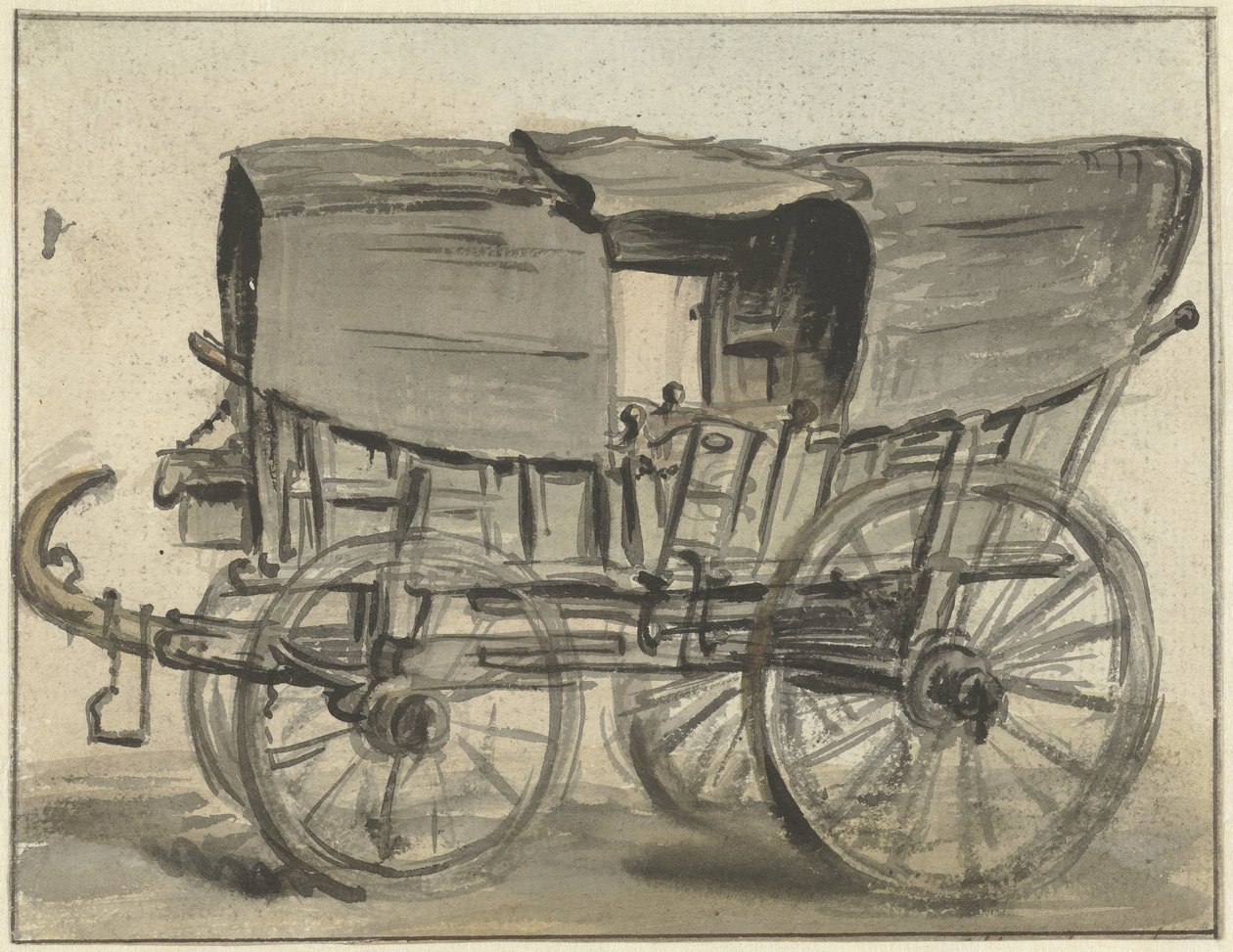 Chariot bâché - Simon Andreas Krausz