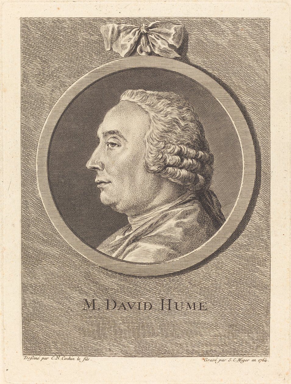 M. David Hume - Simon Charles Miger after Charles Nicolas Cochin II