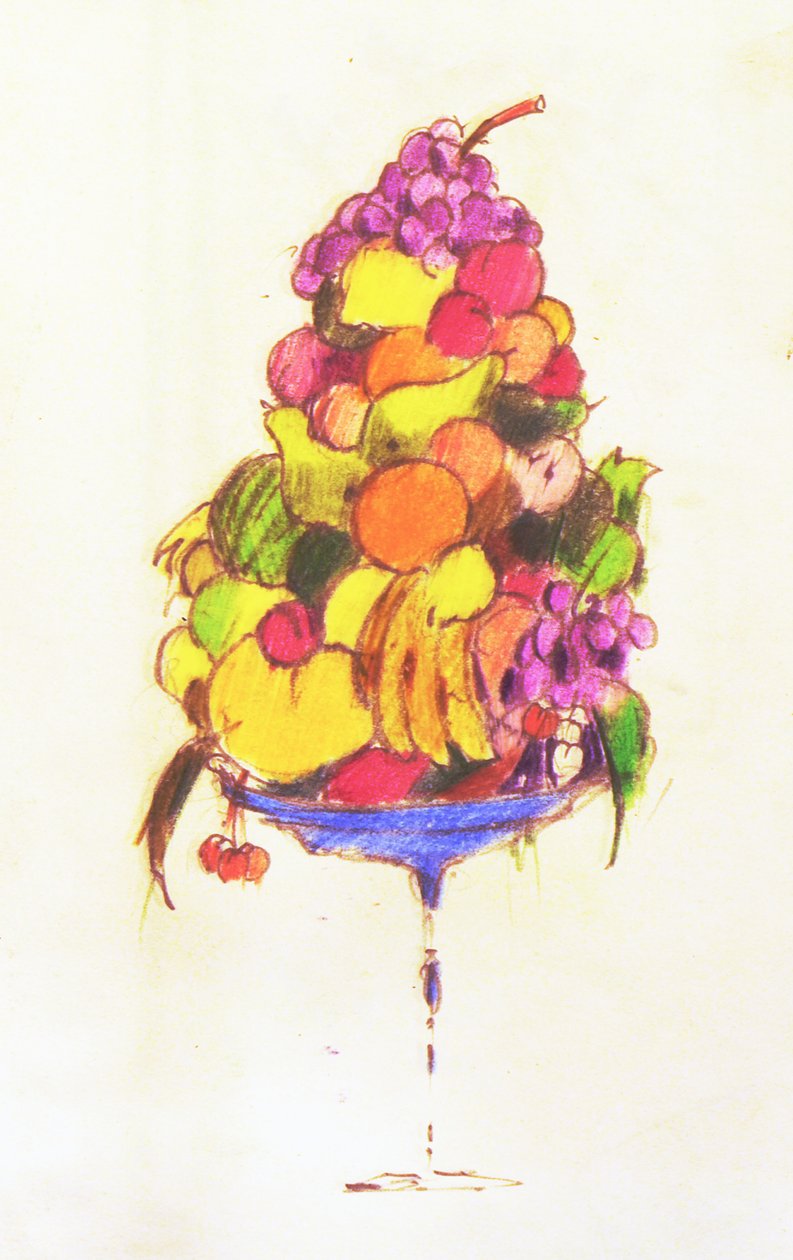 Coupe, 2005 (aquarelle et crayon) - Simon Fletcher