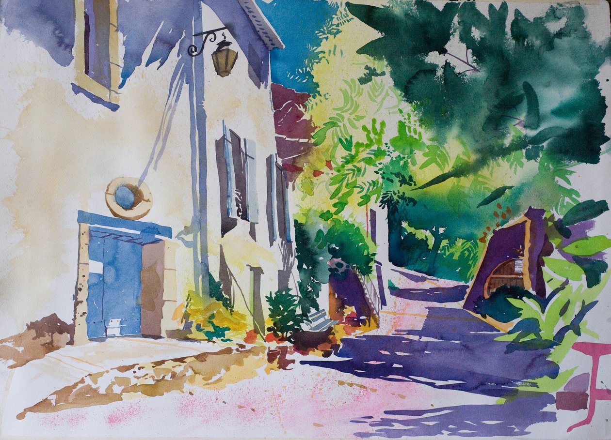 Domaine Ollier Taillefer, 2009 (aquarelle) - Simon Fletcher