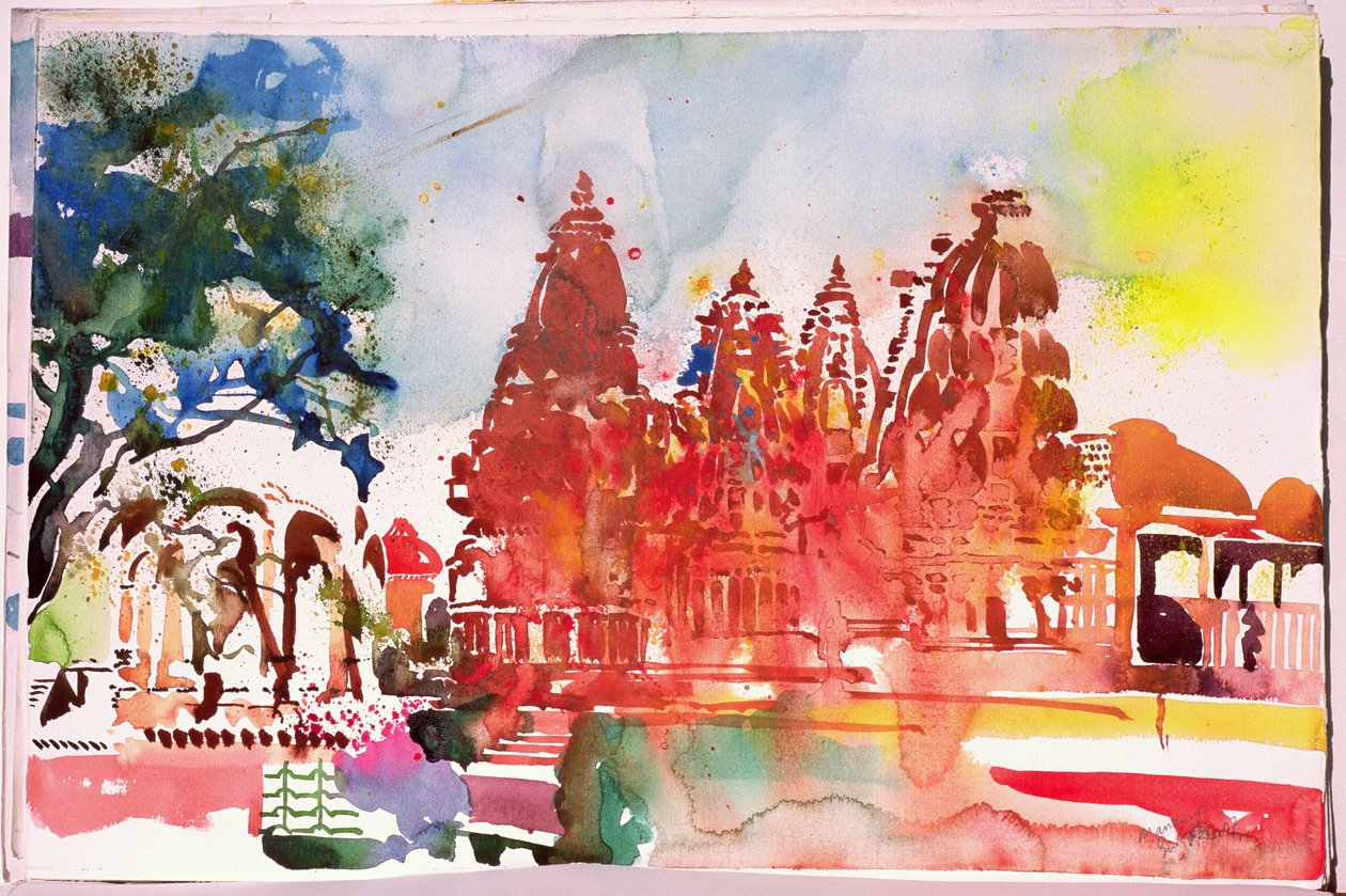 Mandore I, 2007 (aquarelle sur papier) - Simon Fletcher