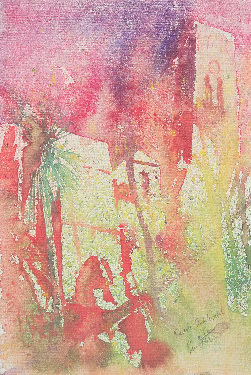 Ravello rufulo, Italie, 2001 (aquarelle) - Simon Fletcher