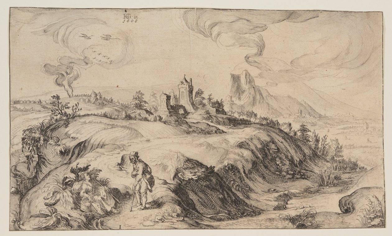 Paysage montagneux - Simon Frisius