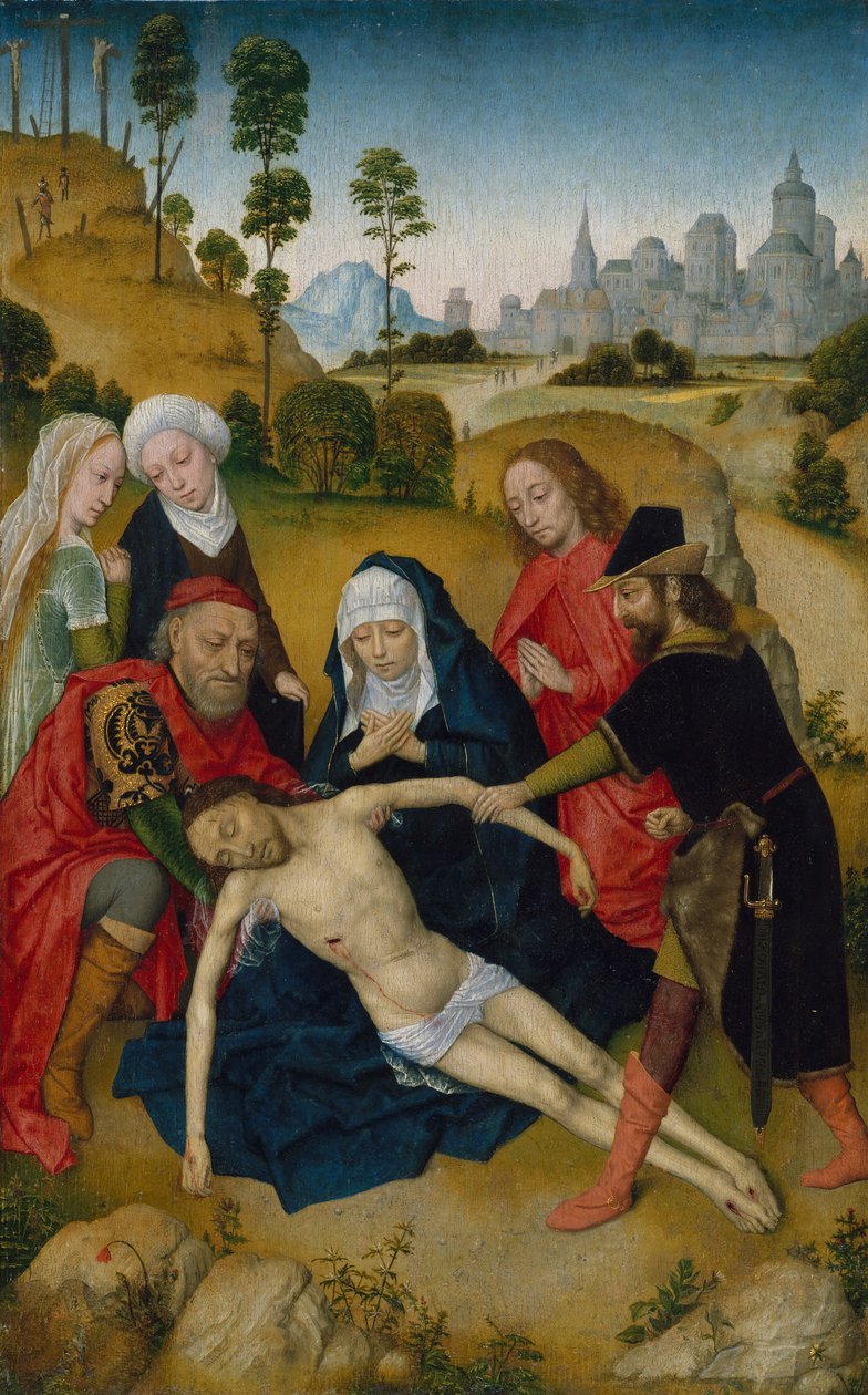 La Lamentation du Christ, vers 1473 - Simon Marmion