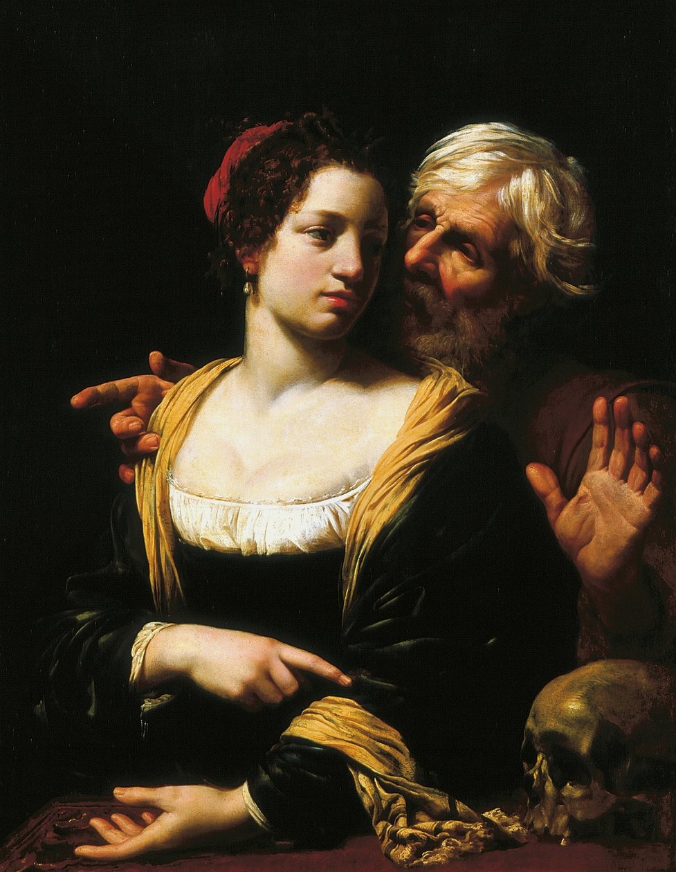 Le couple mal assorti (Vanitas). - Simon Vouet