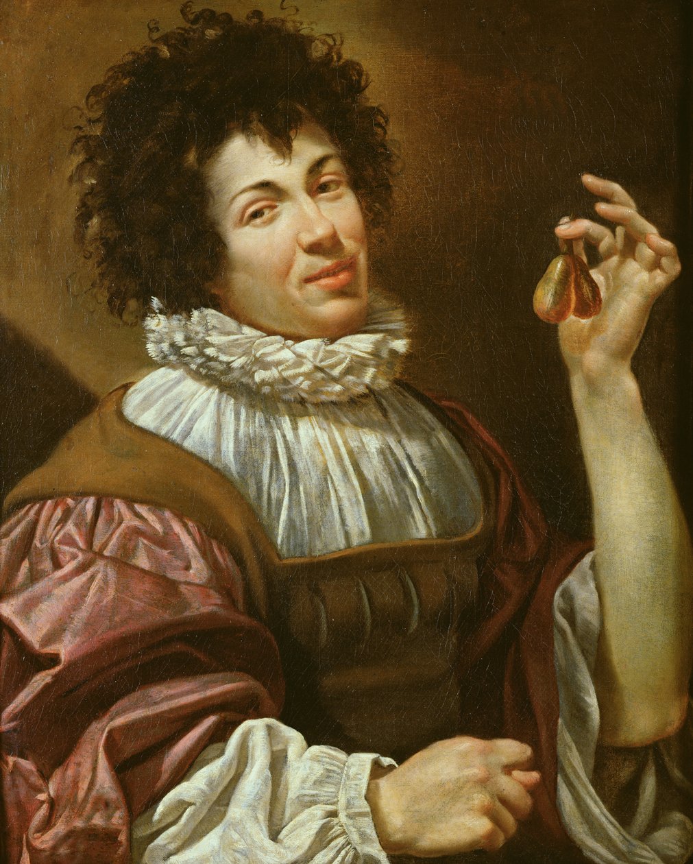 Jeune homme avec une figue, vers 1620-30 - Simon Vouet