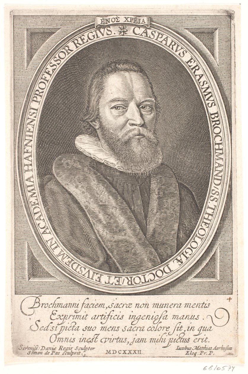 Évêque Jesper Rasmussen Brochmand - Simon de Pas