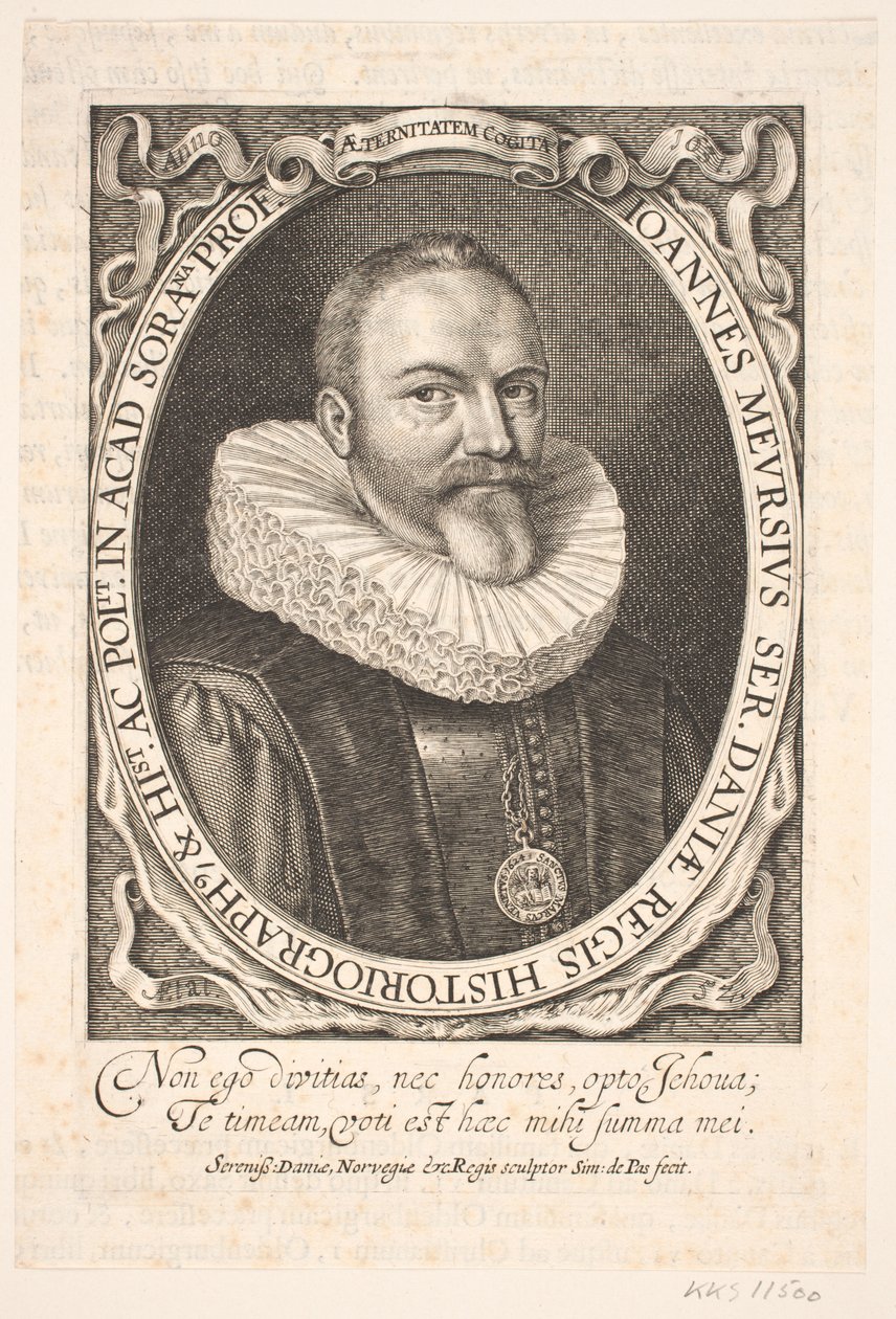 Johannes Meursius, historien royal - Simon de Pas