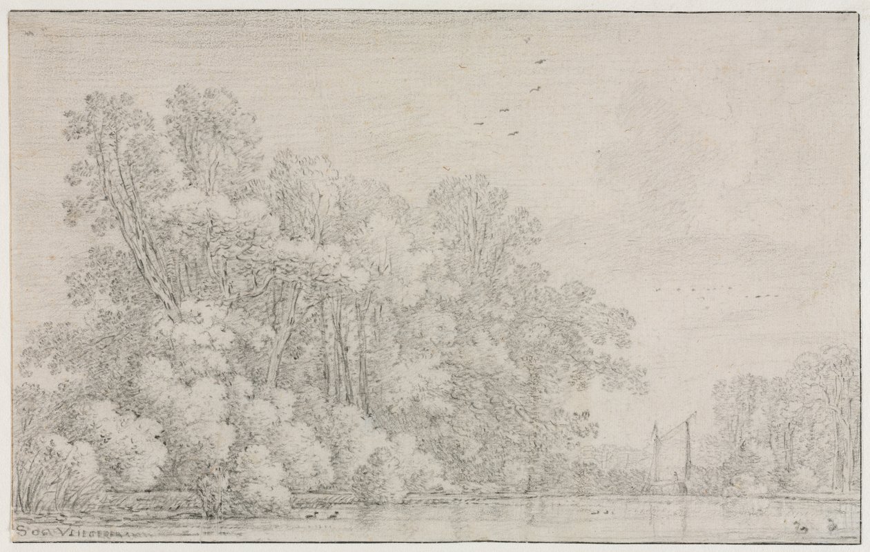 Paysage fluvial - Simon de Vlieger