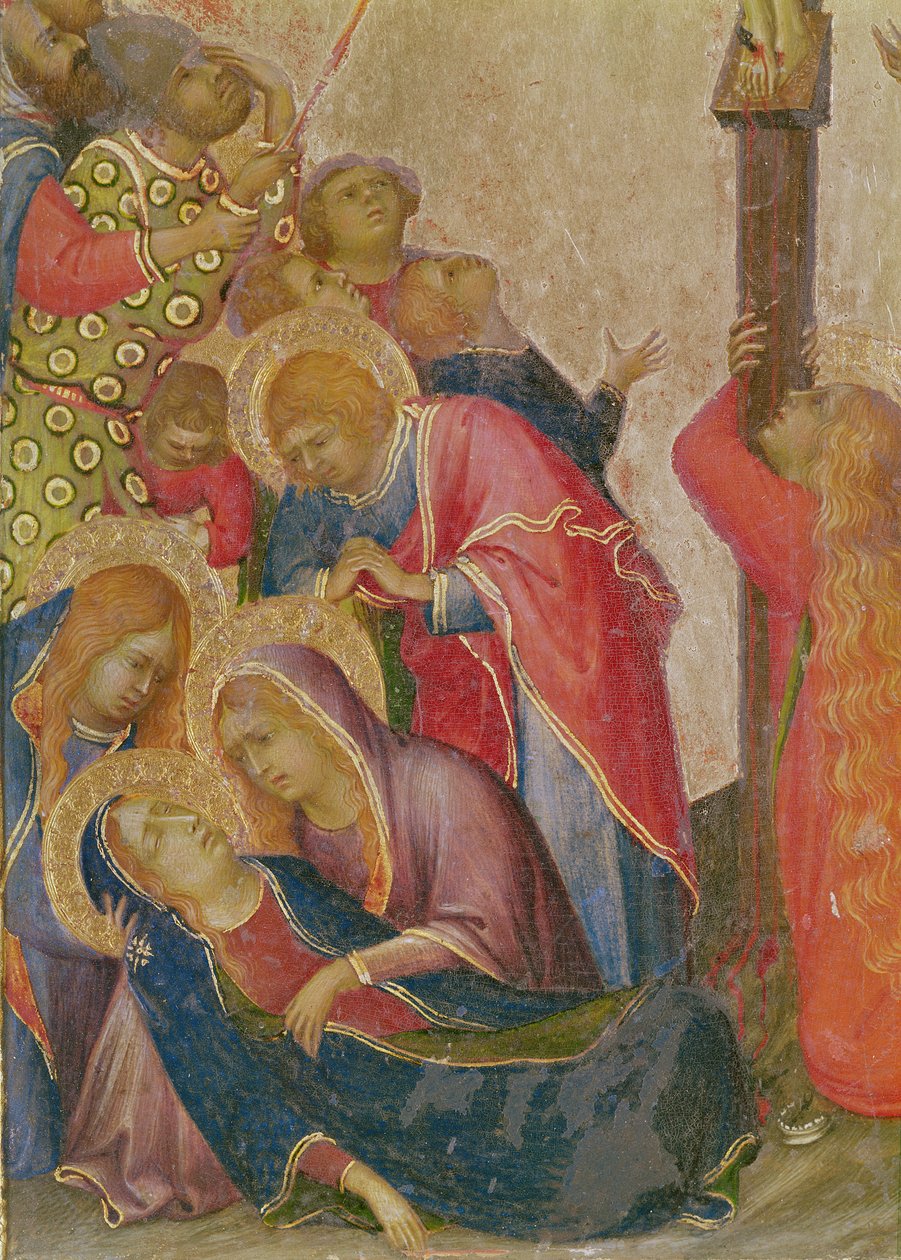 Le Coup de lance (détail) - Simone Martini