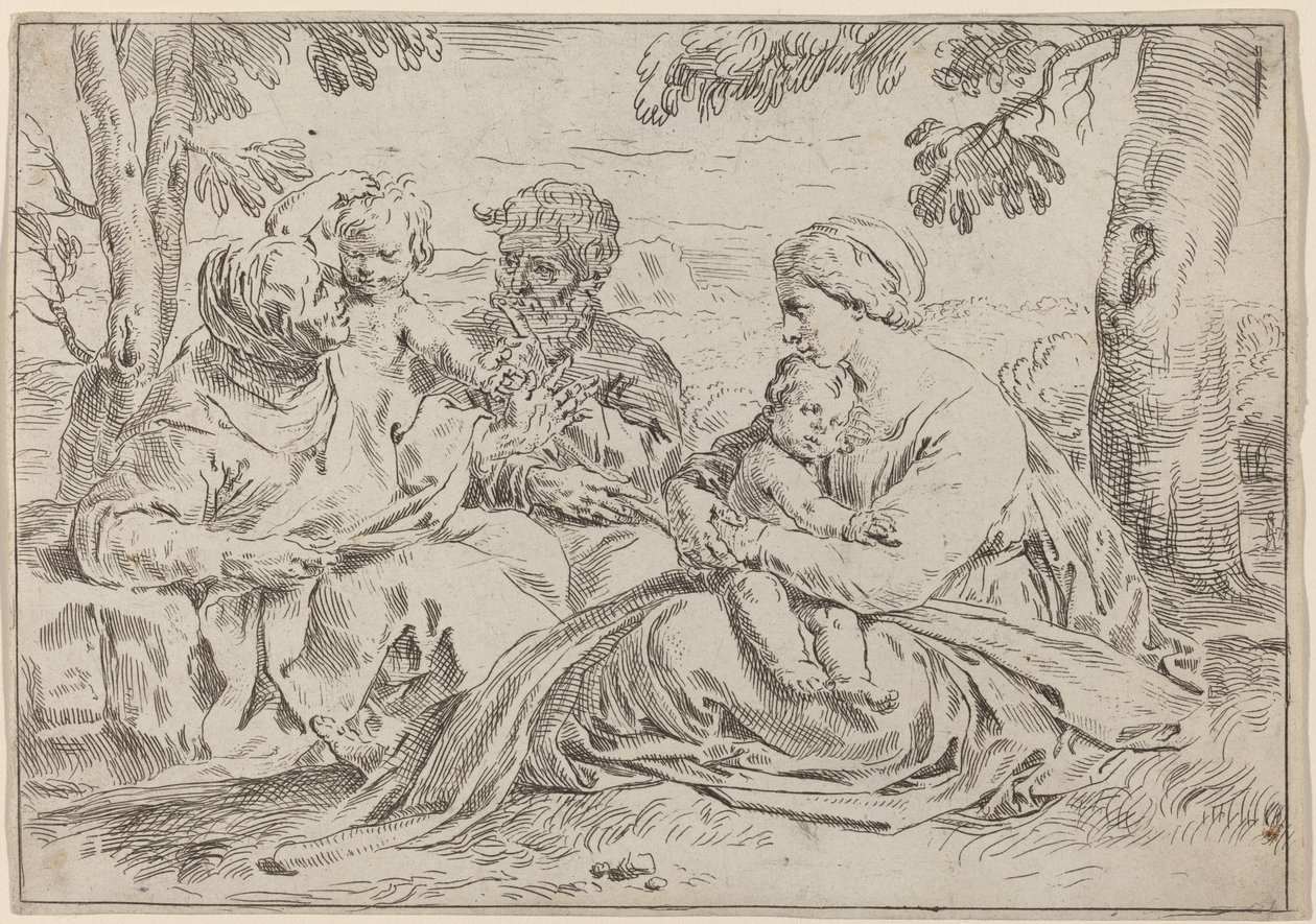 La Sainte Famille - Simone Cantarini