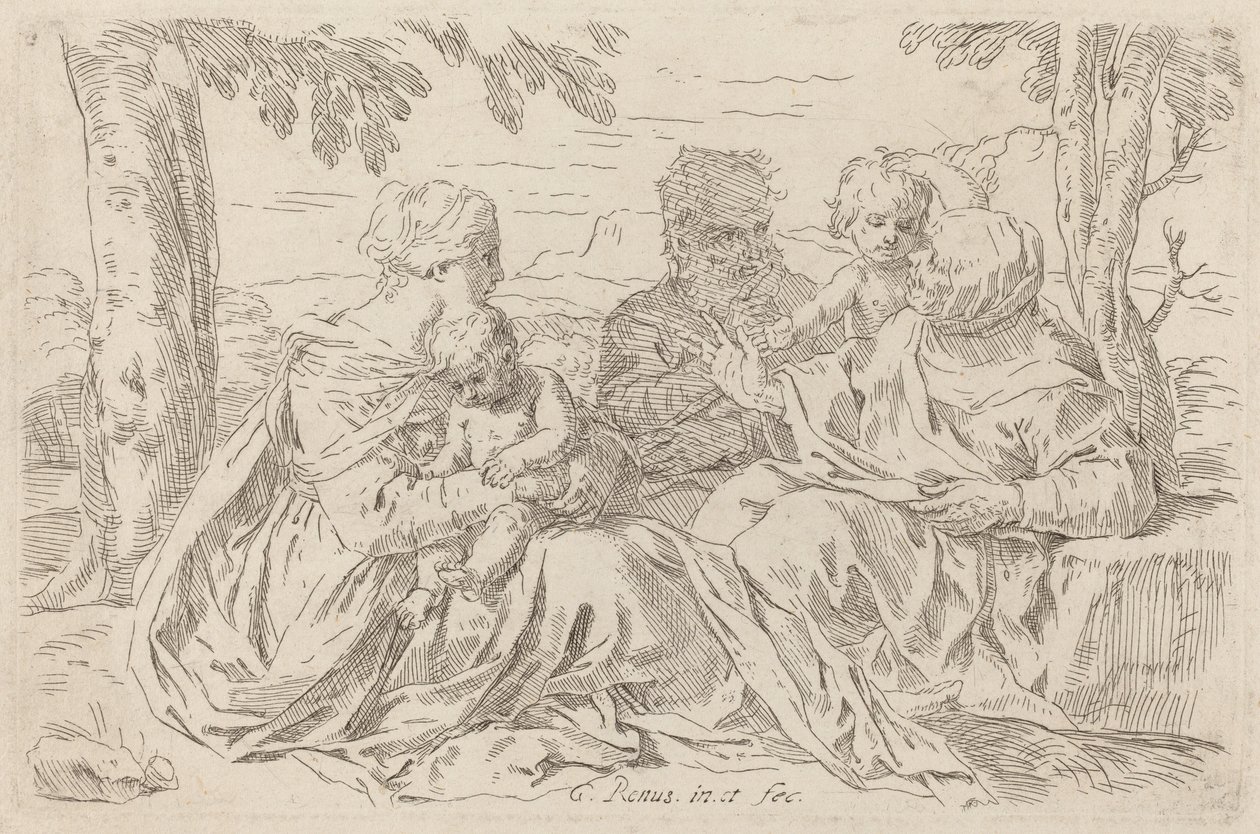 La Sainte Famille - Simone Cantarini