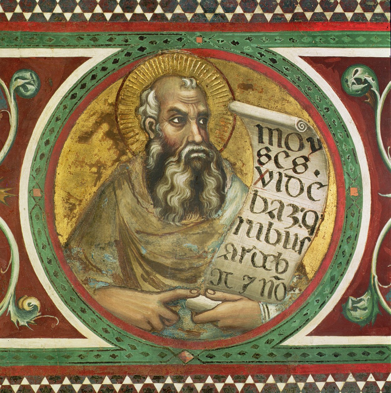 Maesta : Moïse (détail) - Simone Martini