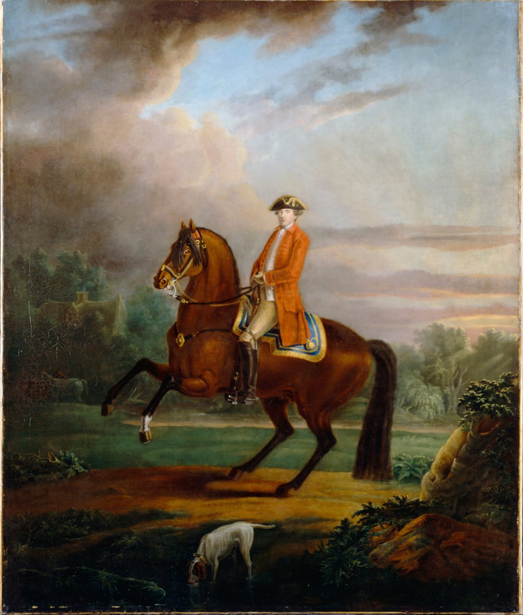 Un homme, appelé Noël Desenfans à cheval - Sir Peter Francis Bourgeois