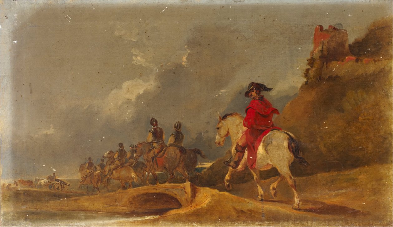 Cavalerie dans un paysage - Sir Peter Francis Bourgeois