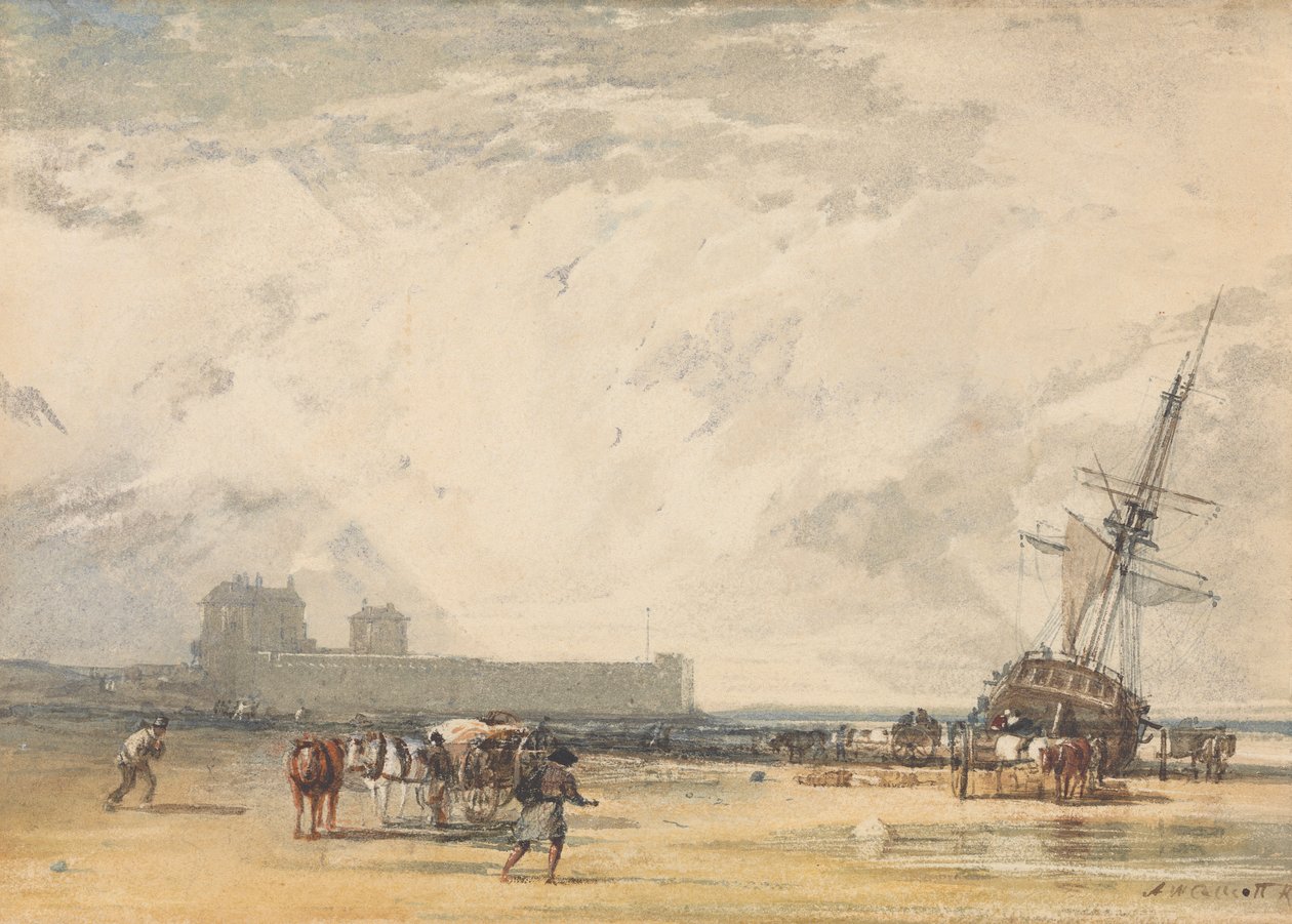 Près de Saint-Malo - Sir Augustus Wall Callcott