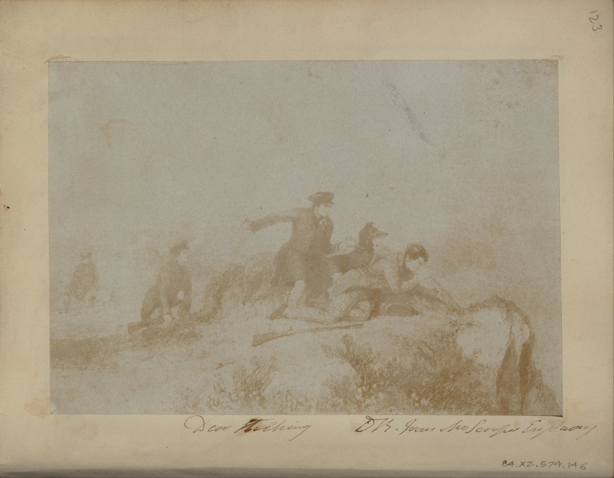 Chasse au cerf, d