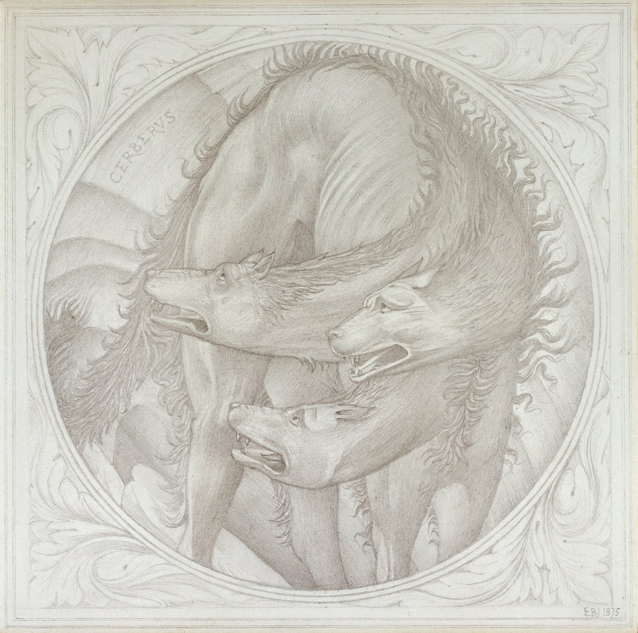 Cerbère - Sir Edward Coley Burne Jones