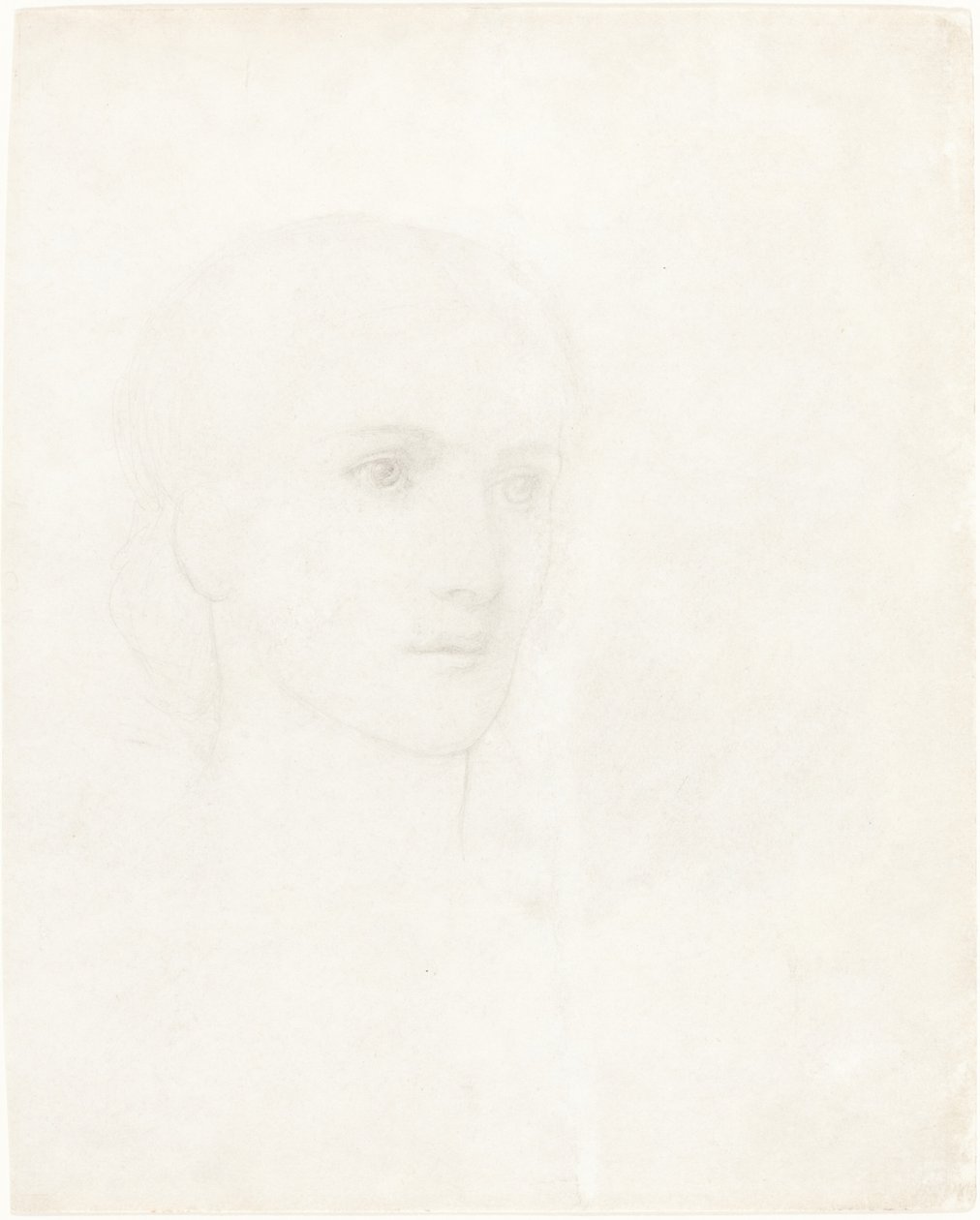 Tête de femme - Sir Edward Coley Burne Jones